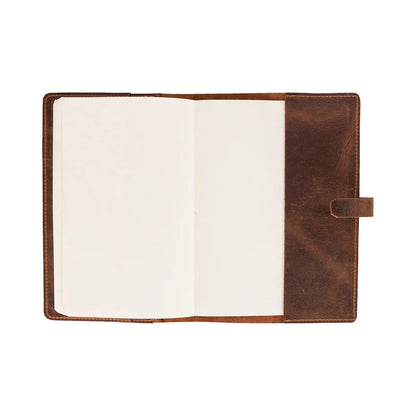 Leather Journal Cover in Tan Brown