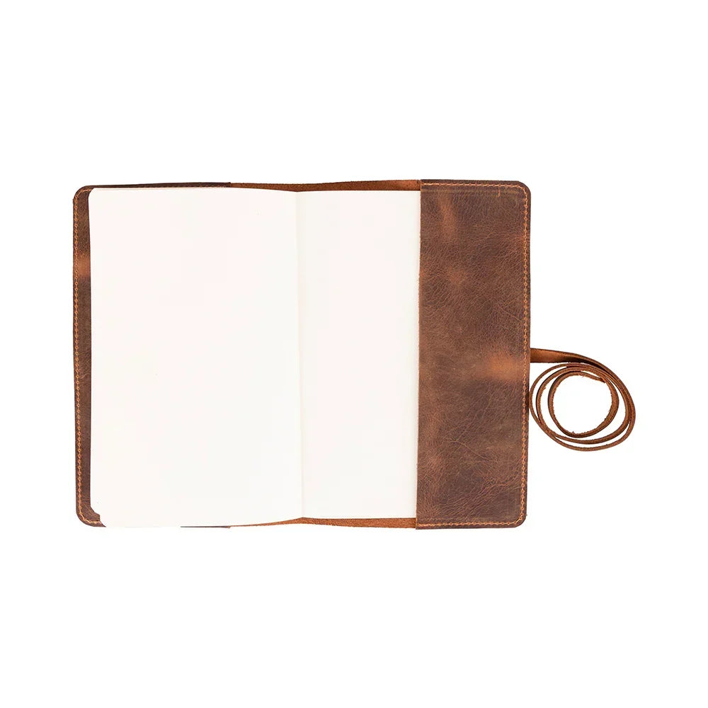 Leather Journal Cover in Tan Brown