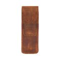 Leather Pen Case in Tan Brown