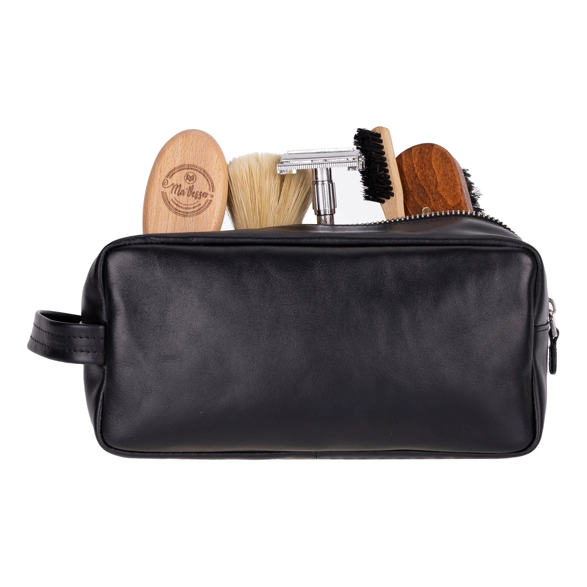 Leather Wash Bag – Full-grain leather – view 4