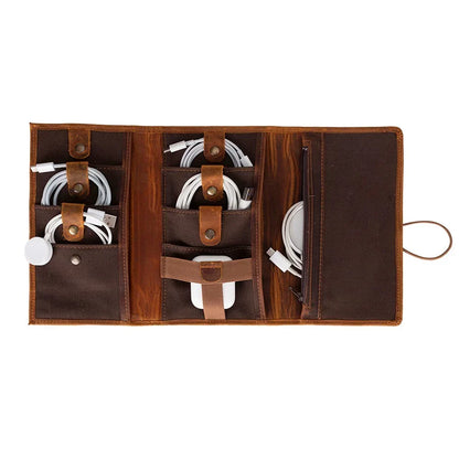 Leather Cable Organizer – Full-grain leather – view 7