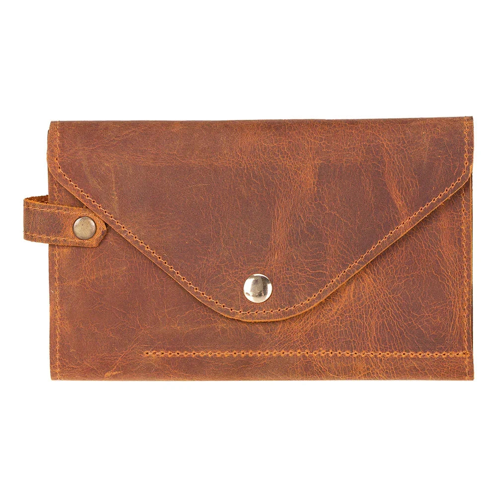 Women's Leather Wallet in Moccasin