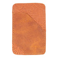 Leather Card Holder in Tan Brown
