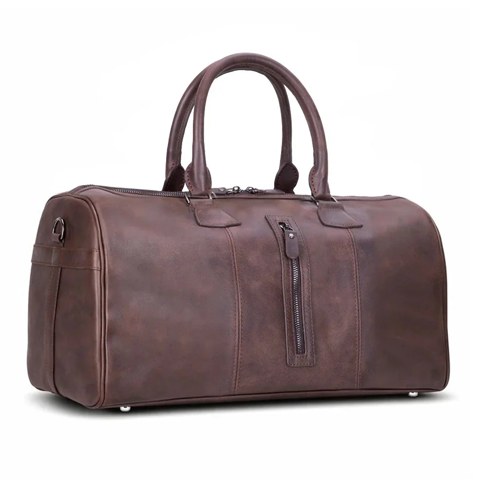 Leather Weekend Bag – Full-grain leather – view 3