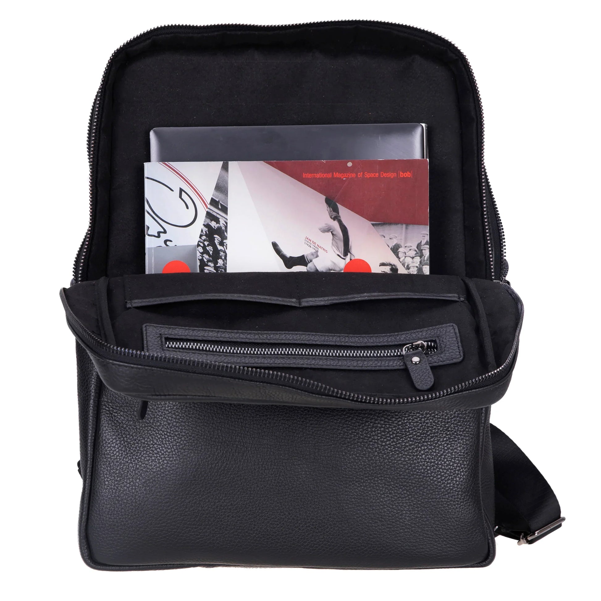 Laptop Backpack – Full-grain leather – view 6