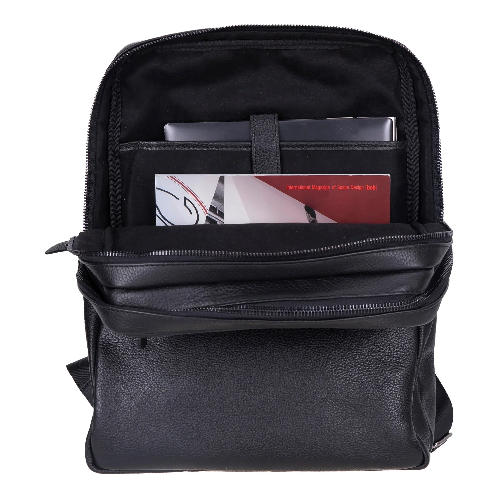 Laptop Backpack – Full-grain leather – view 8