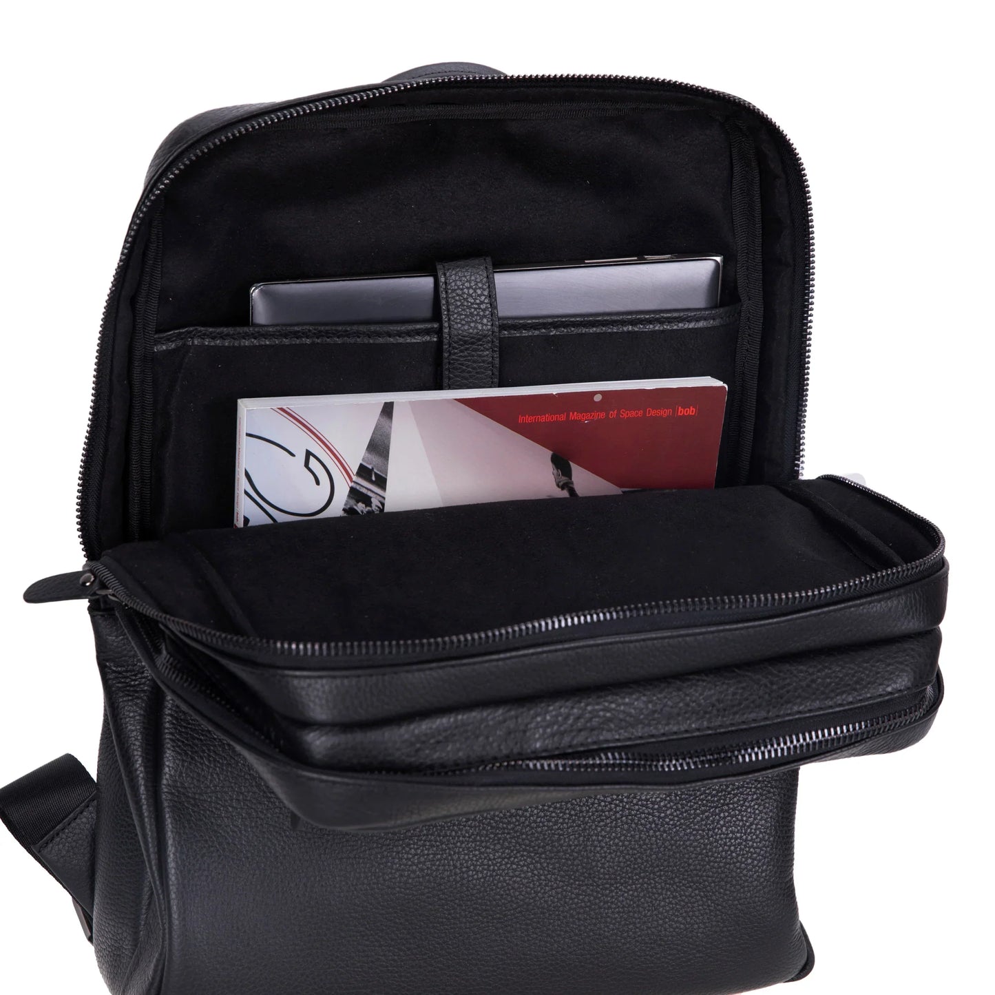 Laptop Backpack – Full-grain leather – view 7