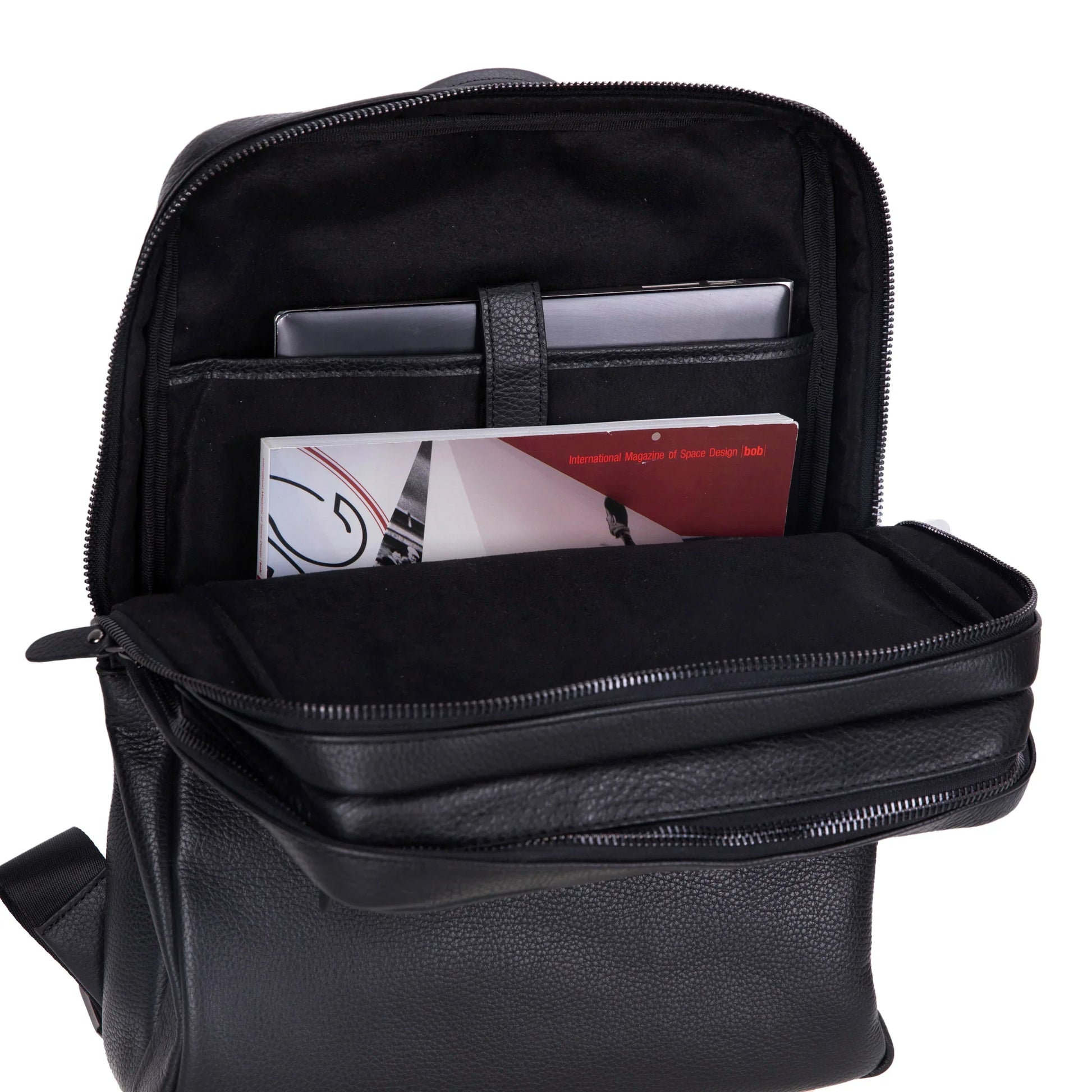 Laptop Backpack – Full-grain leather – view 7