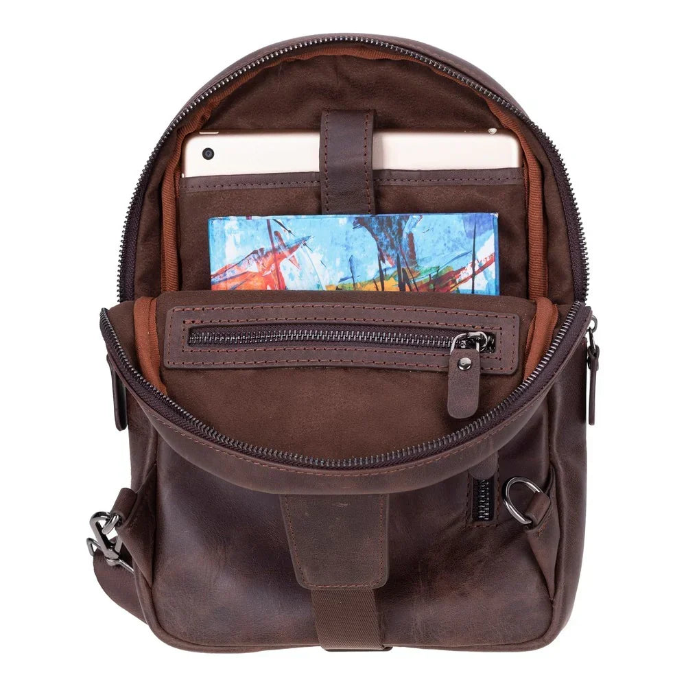 Leather Crossbody Bag – Full-grain leather – view 9