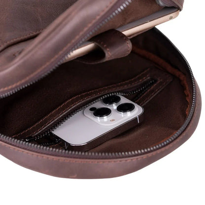 Leather Crossbody Bag – Full-grain leather – view 8