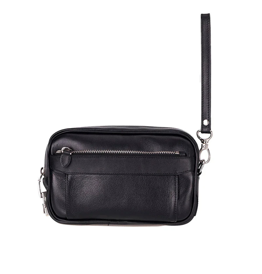 Men's Leather Wallet in Black