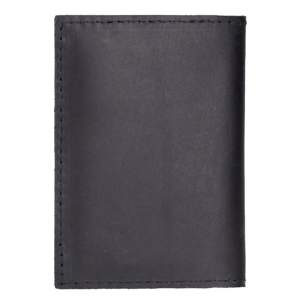 Leather Card Holder in Black