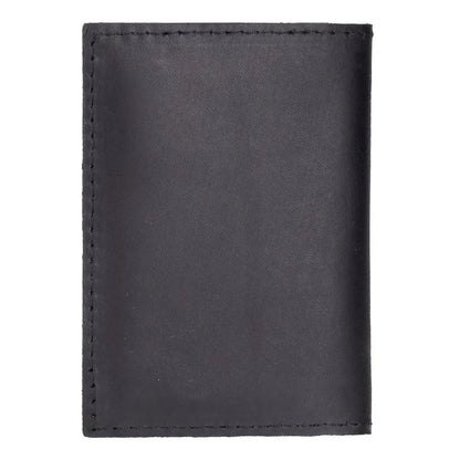 Leather Card Holder in Black