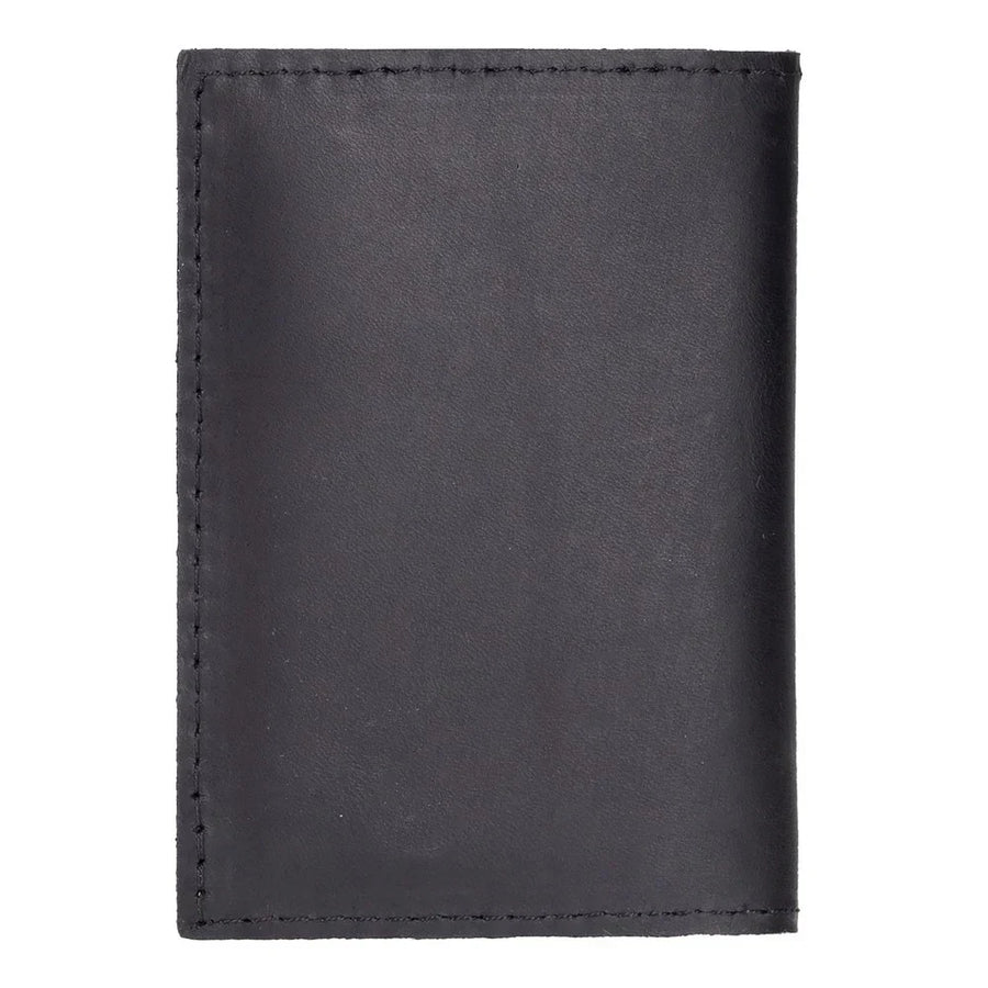 Leather Card Holder in Black
