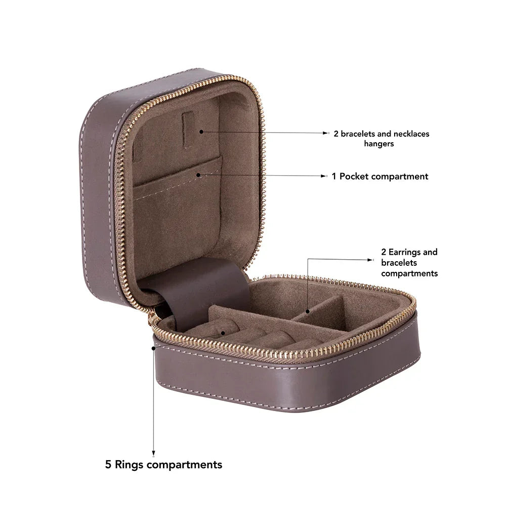Leather Jewellery Box – Full-grain leather – view 4