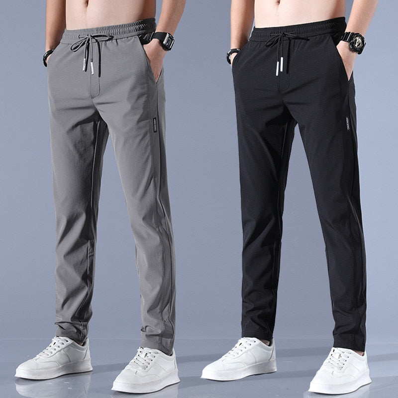 Men's Quick-Dry Stretch Trousers - Lightweight Active Fit