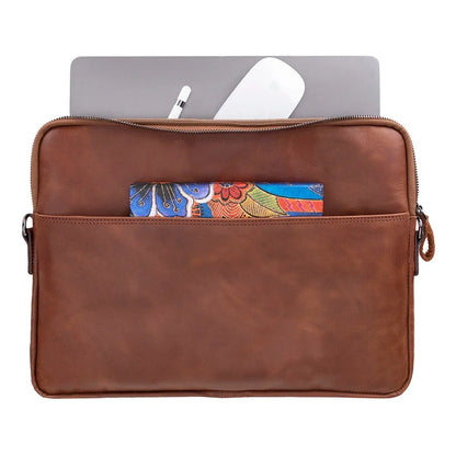 Laptop & Tablet Sleeve – Genuine leather – view 2