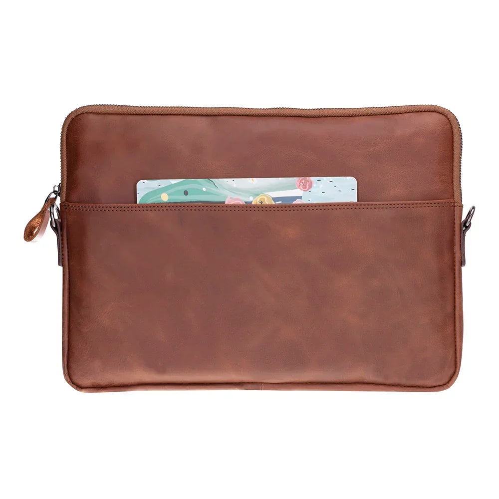 Laptop & Tablet Sleeve – Genuine leather – view 4