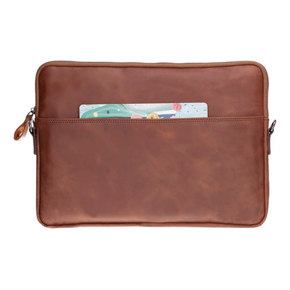 Laptop & Tablet Sleeve – Genuine leather – view 4