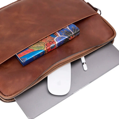 Laptop & Tablet Sleeve – Genuine leather – view 8
