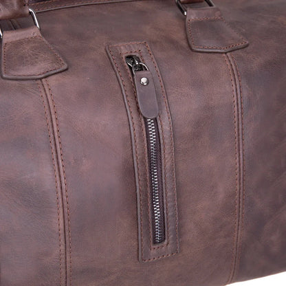Leather Weekend Bag – Full-grain leather – view 8