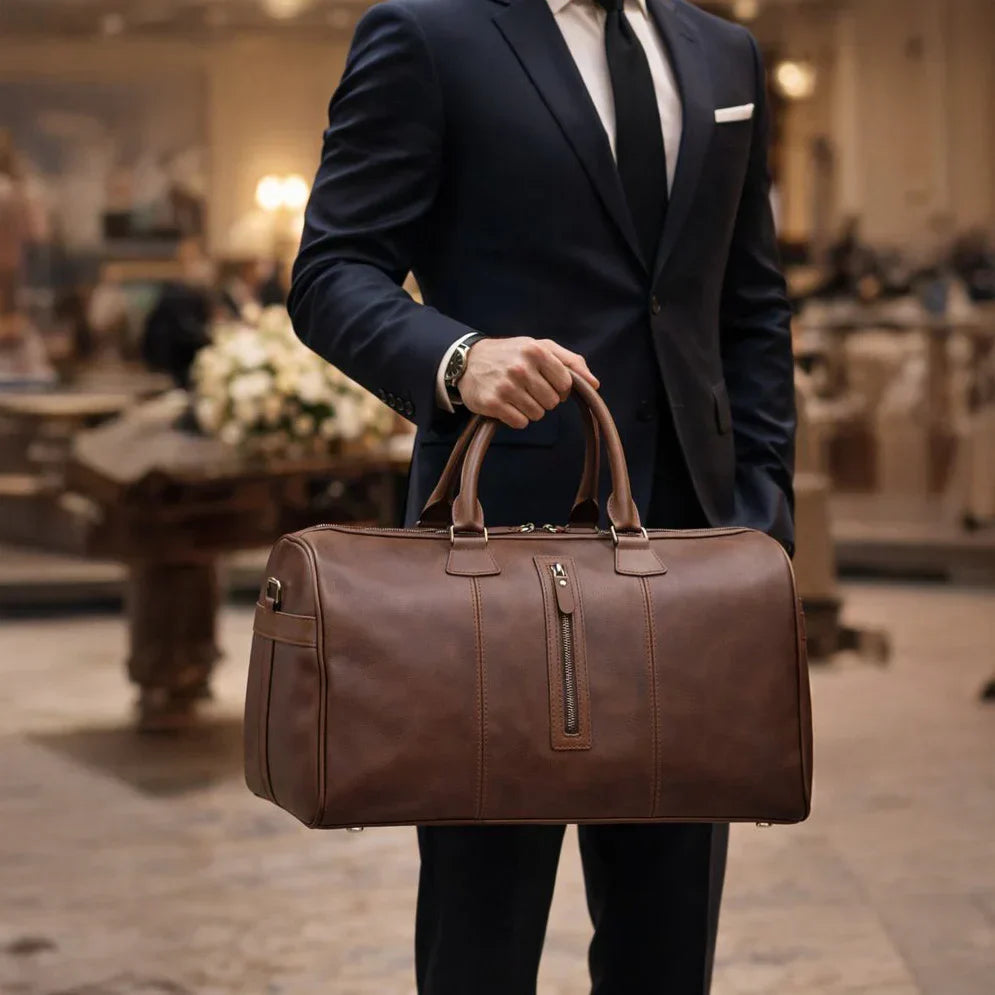 Leather Weekend Bag – Full-grain leather – view 2