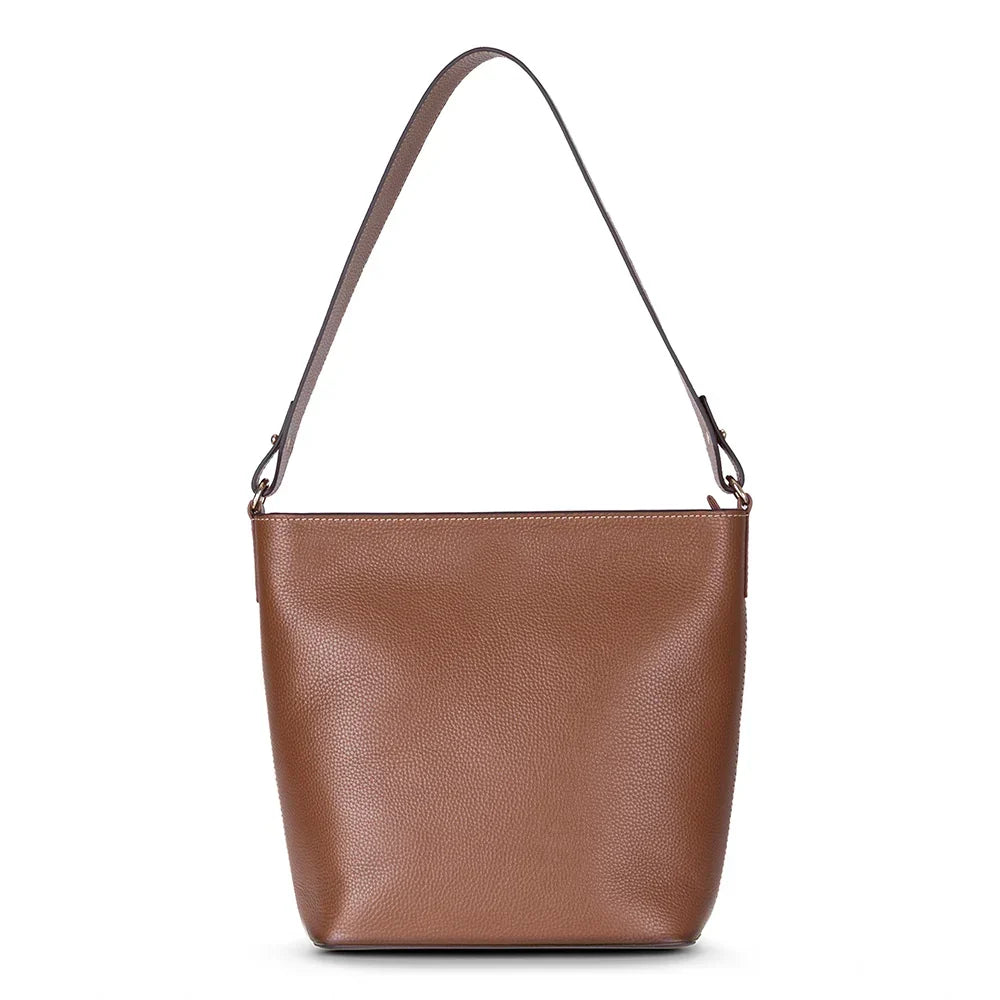 Women's Leather Bag in Tan
