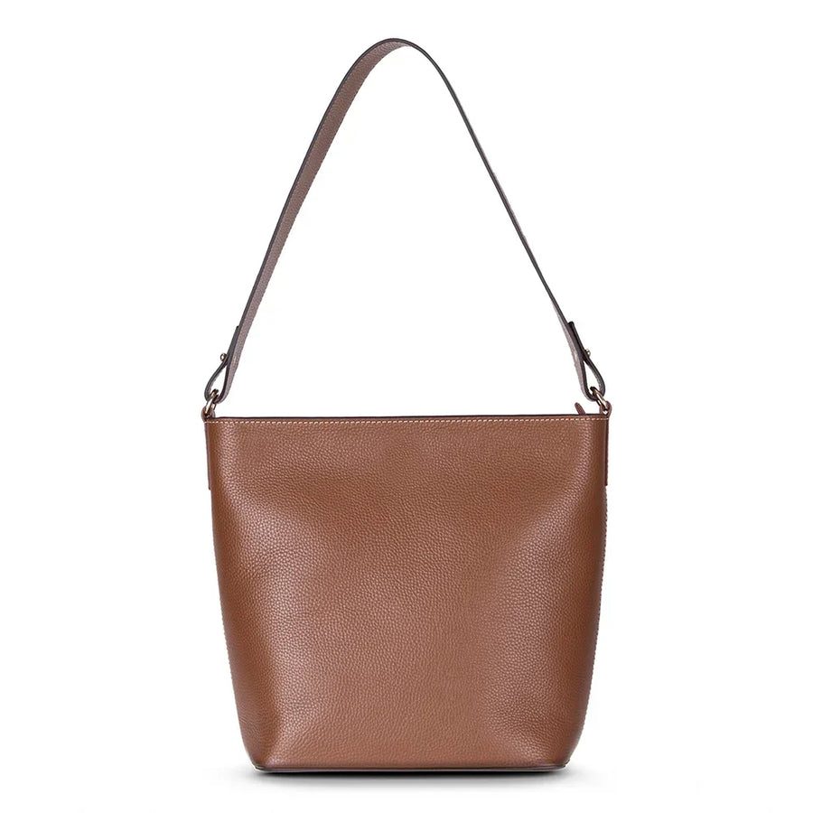 Women's Leather Bag in Tan