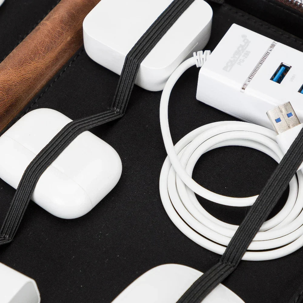 Leather Cable Organizer – Full-grain leather – view 6
