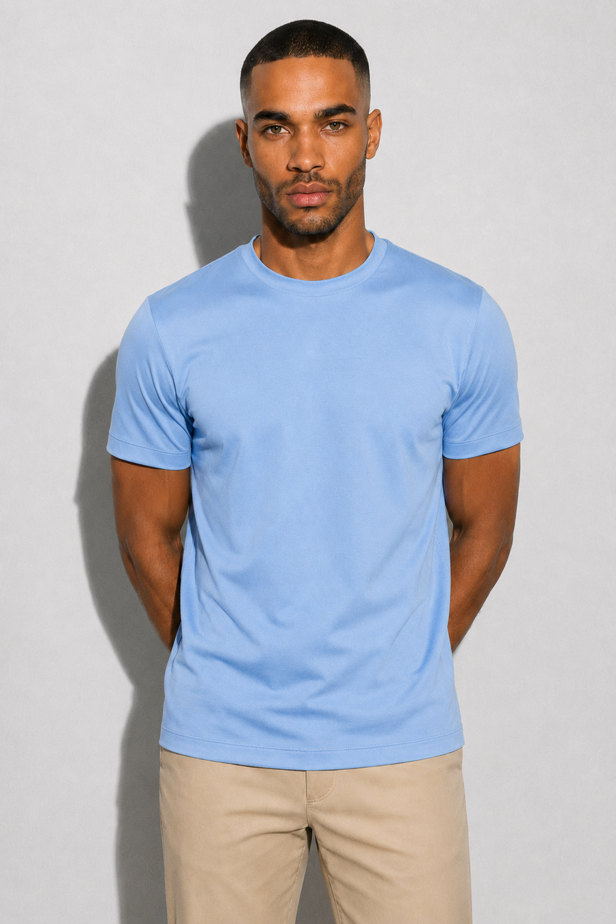Mercerized T-shirt — Light Blue — Mercerized Cotton T-shirts