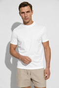 Mercerized T-shirt — White — Mercerized Cotton T-shirts