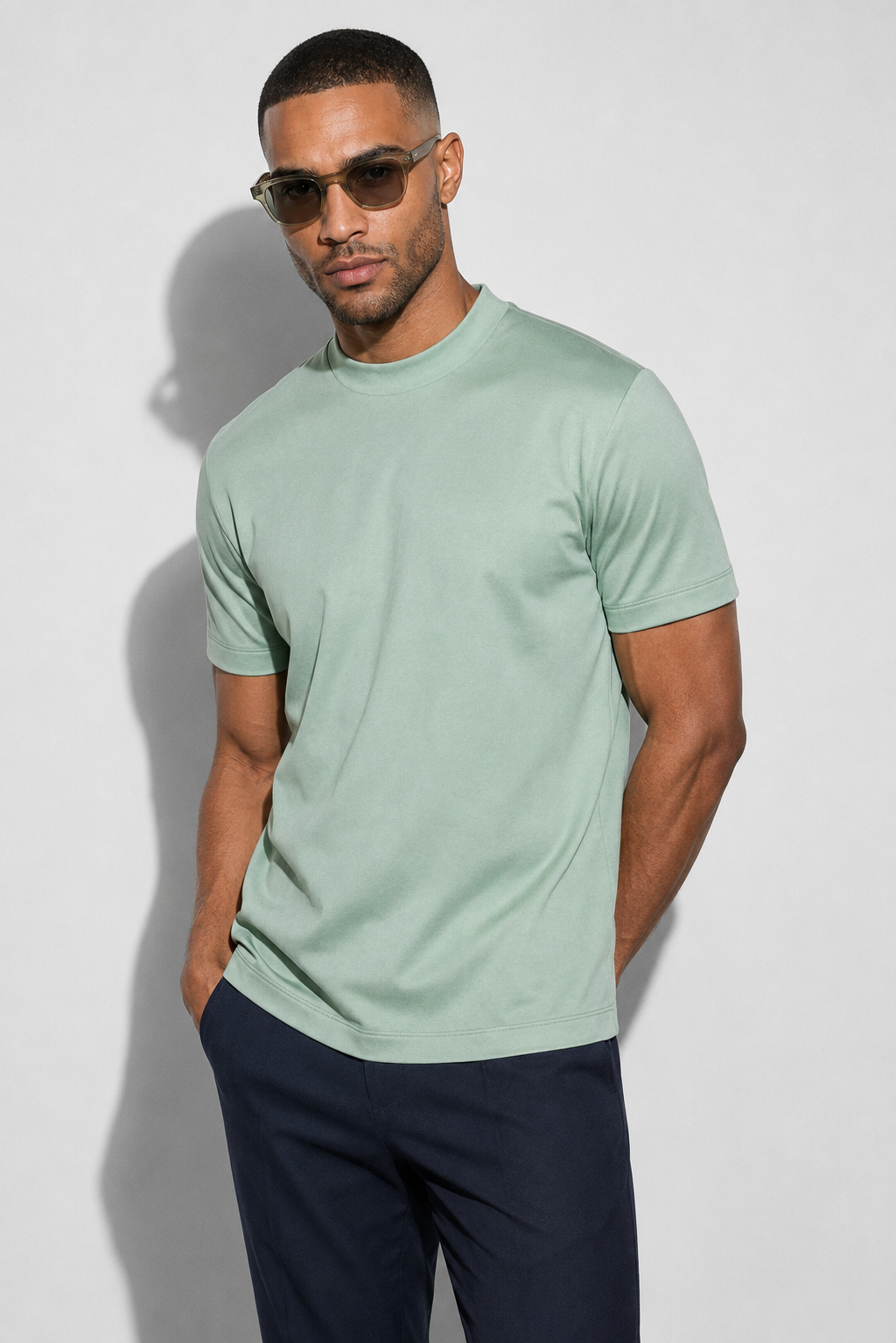 Mercerized T-shirt — Light Green — Mercerized Cotton T-shirts