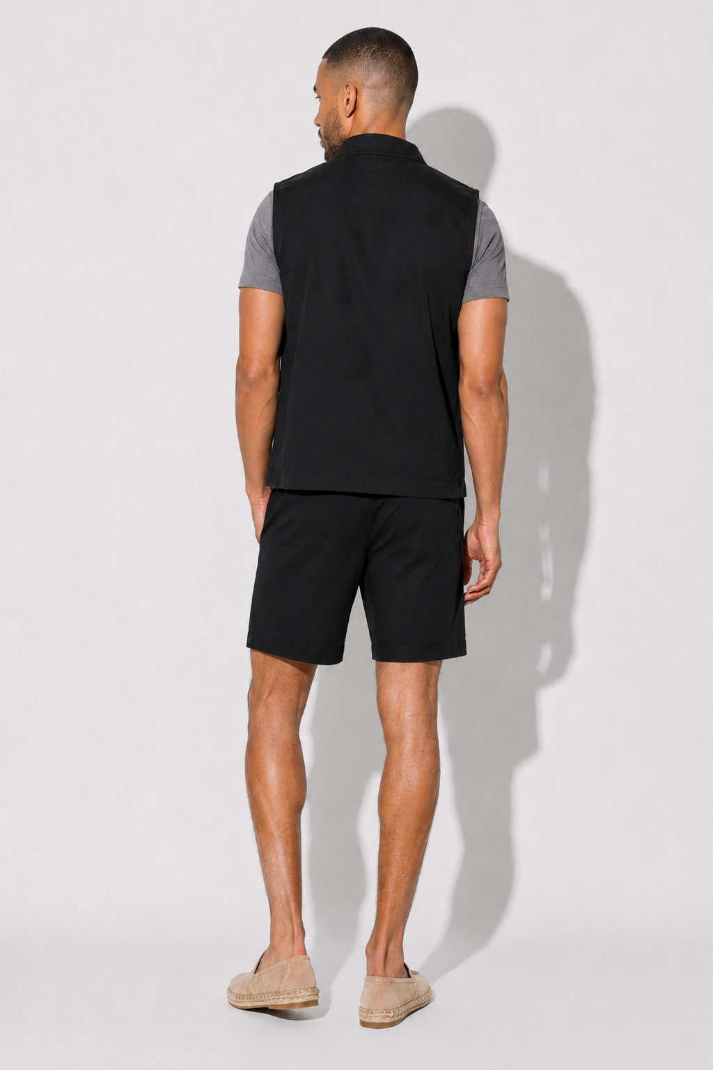 Travel Shorts Set — Black — Travel sets with shorts