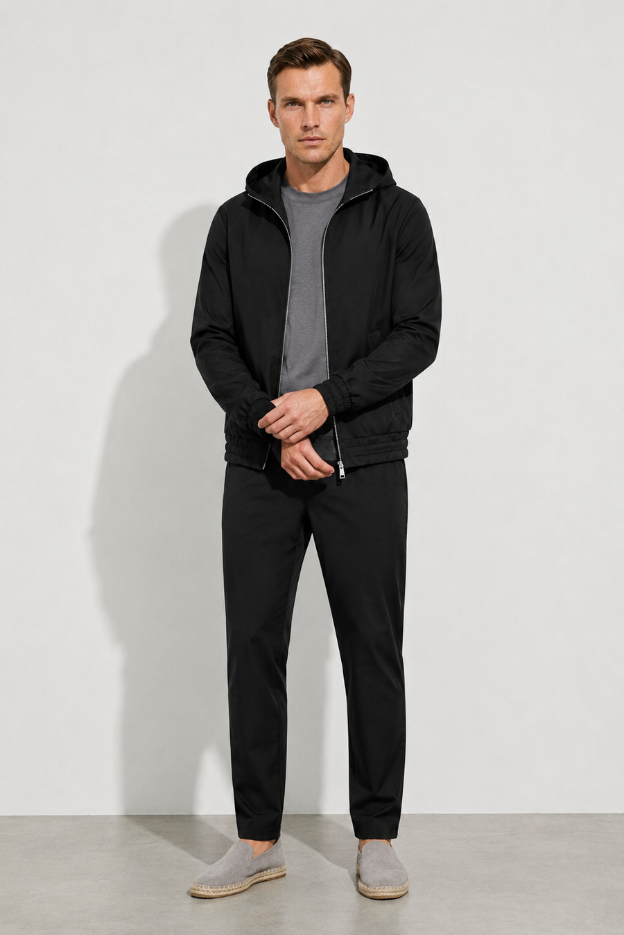 Hooded Travel Set — Black — Hooded Travel sets
