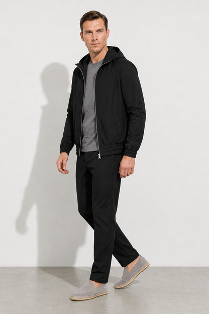 Hooded Travel Set — Black — Hooded Travel sets