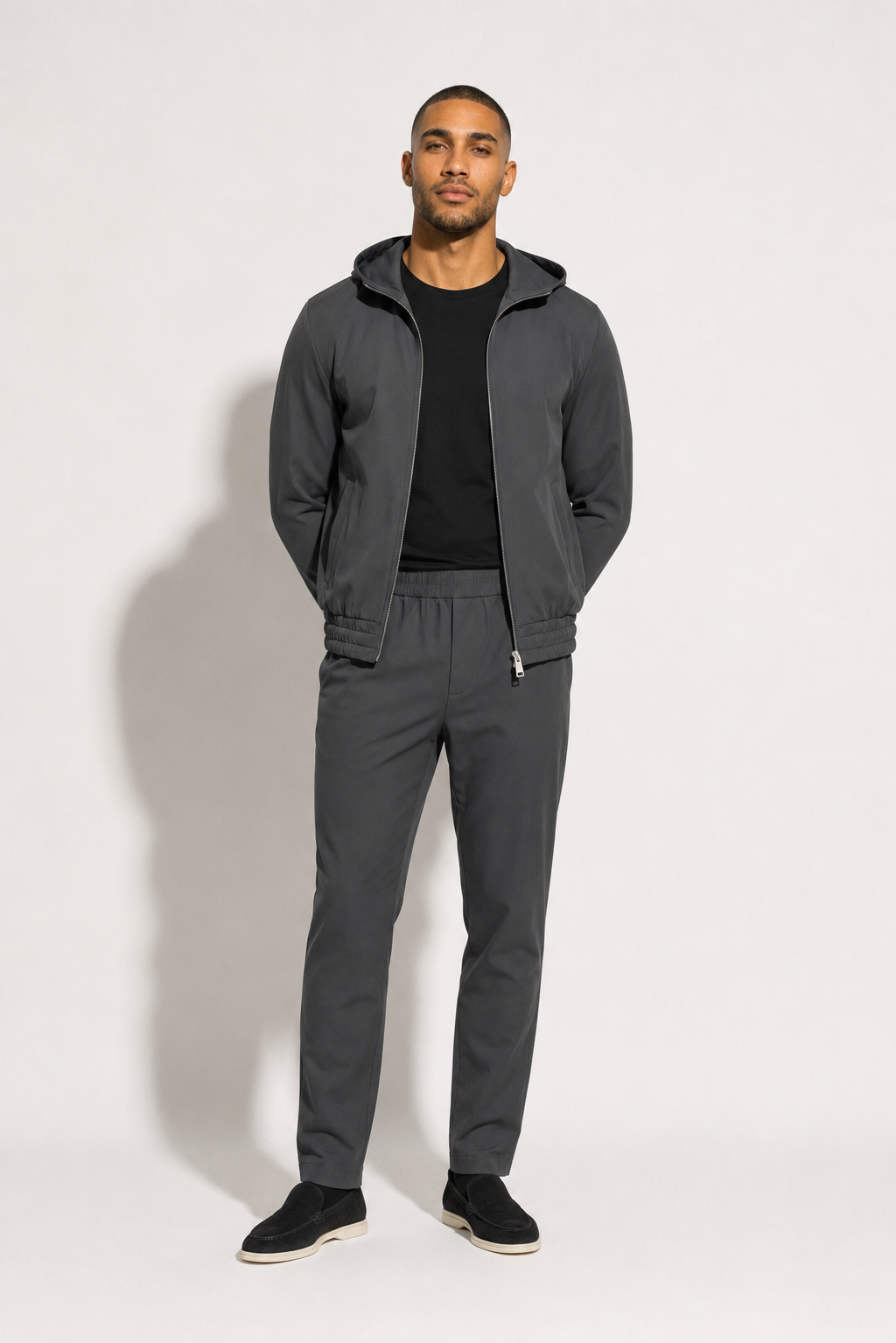 Hooded Travel Set — Charcoal Grey — Hooded Travel sets