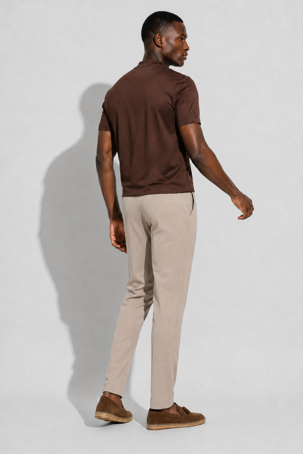 Smart Stretch Trousers — Beige — Smart trousers