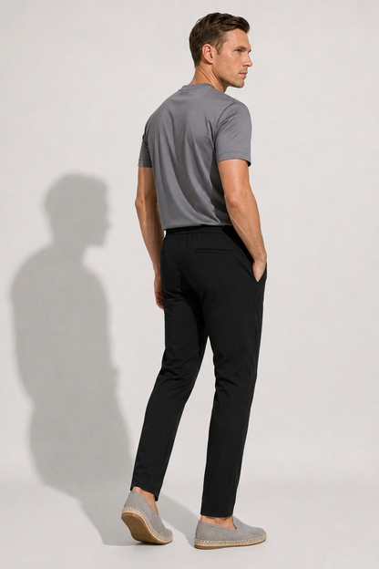 Smart Stretch Trousers — Black — Smart trousers