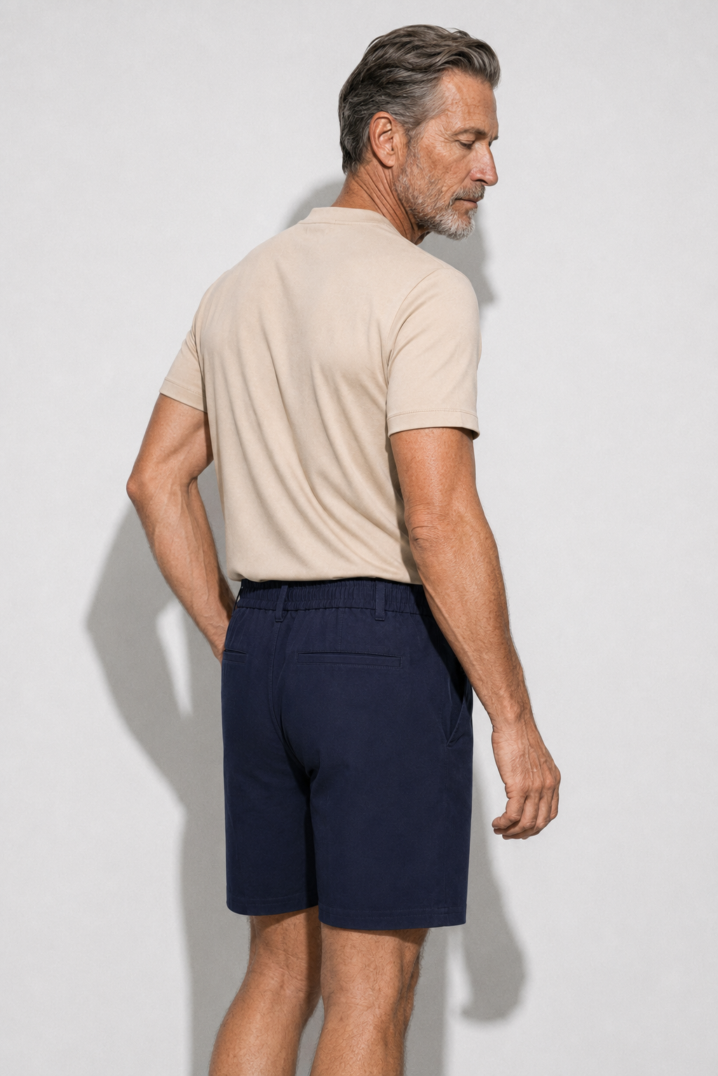 Drawstring Shorts — Navy — Shorts