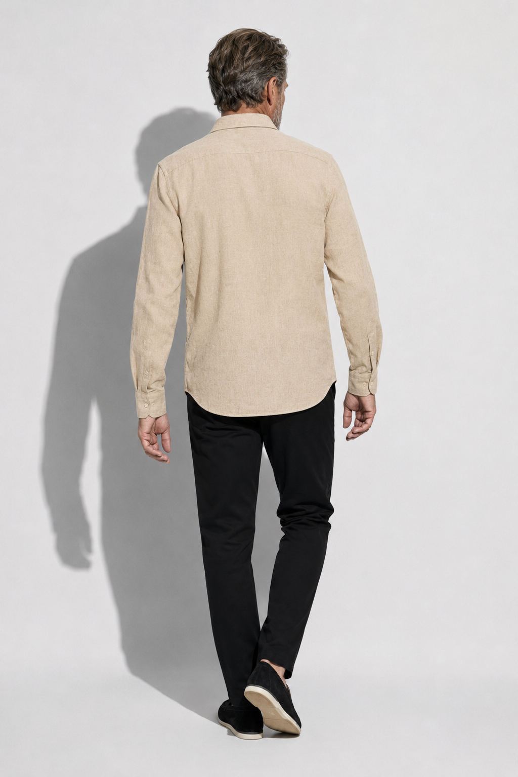 Linen Shirt — Beige — Linen Shirts