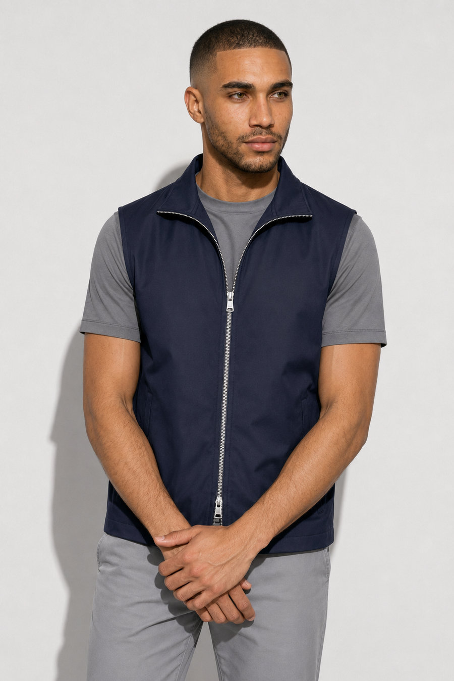 Windproof Gilet — Navy — Technical gilets
