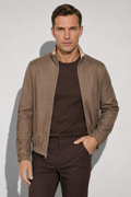 Stretch Twill Jacket — Taupe — Jackets