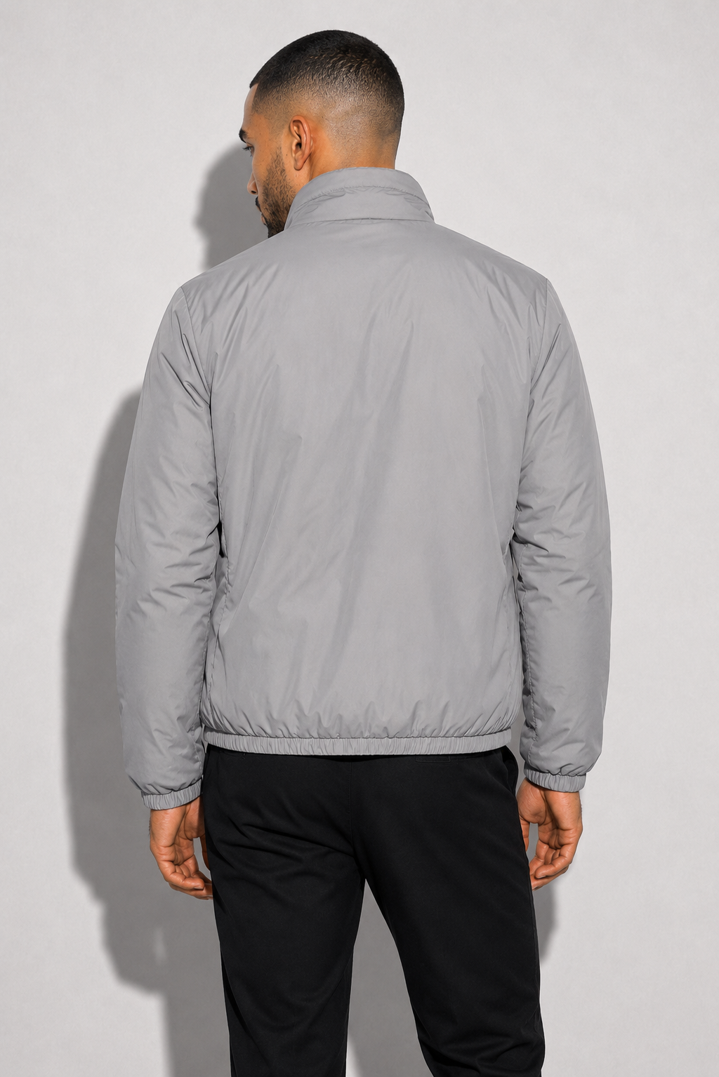 Reversible Puffer Jacket — Grey — Reversible Puffer Jackets