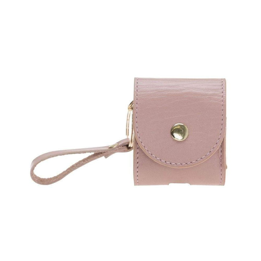 Leather AirPods 1/2 Case in Pink