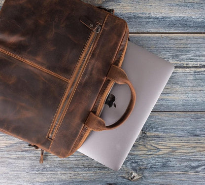 Laptop Bag – Full-grain leather – view 3