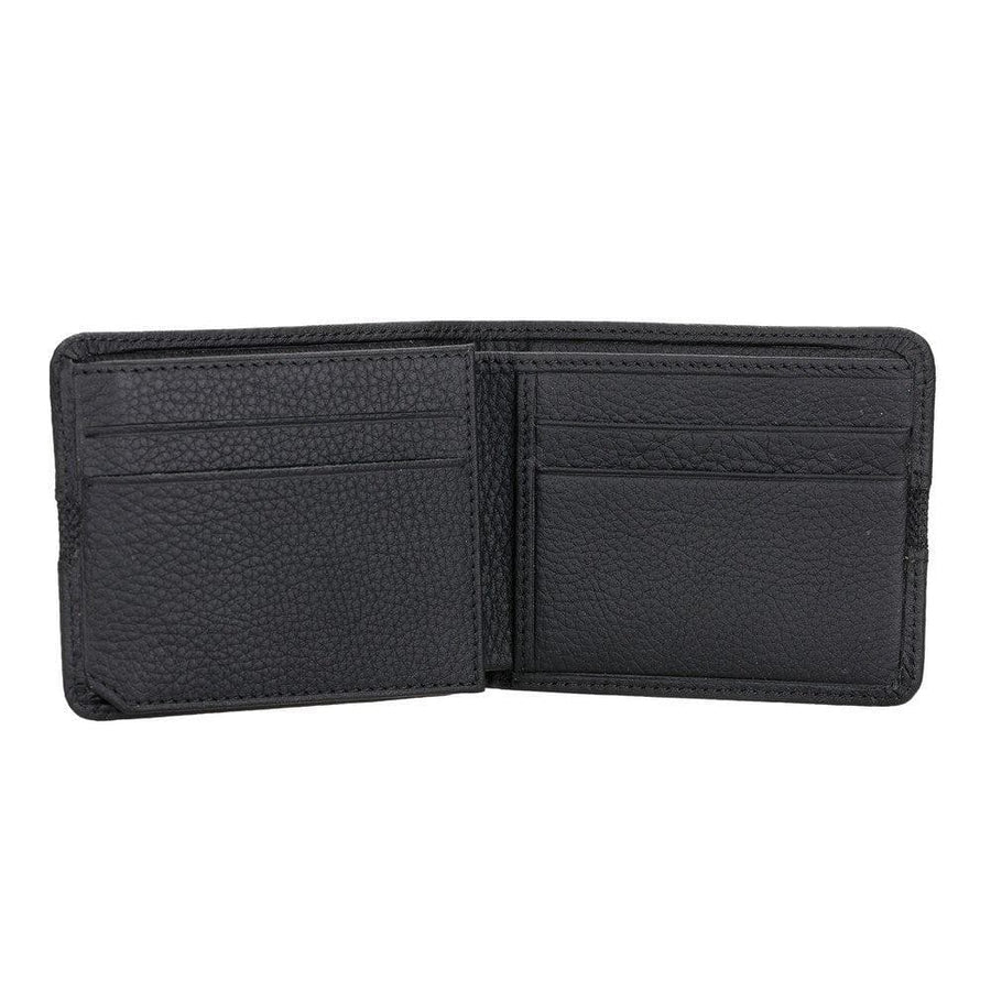 Men's Leather Wallet in Dark Pebble