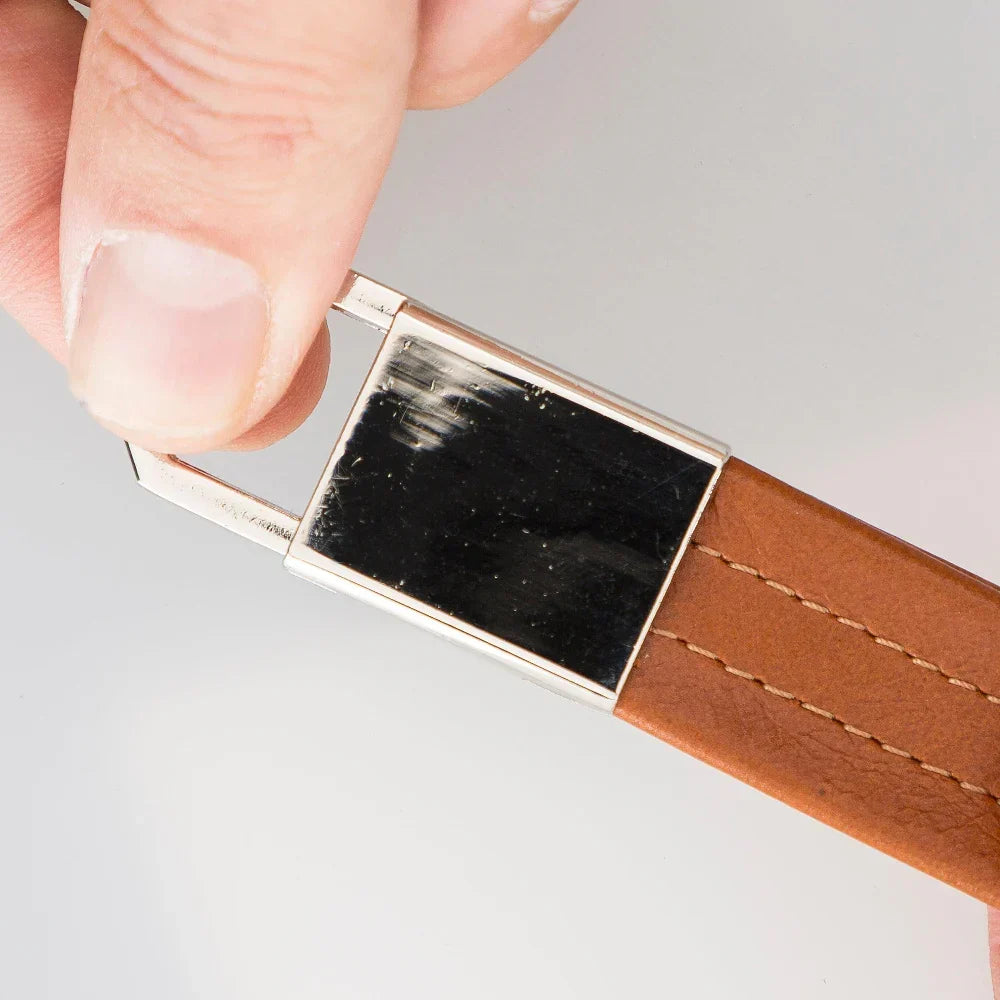 Leather Keyring – Full-grain leather – view 7