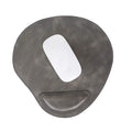 Leather Mouse Mat in Sandy Gray