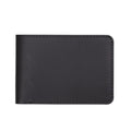 Men's Leather Wallet in Coal Black