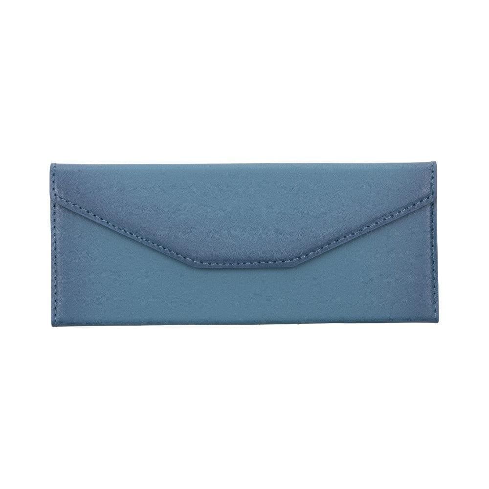 Leather Glasses Case in Blue